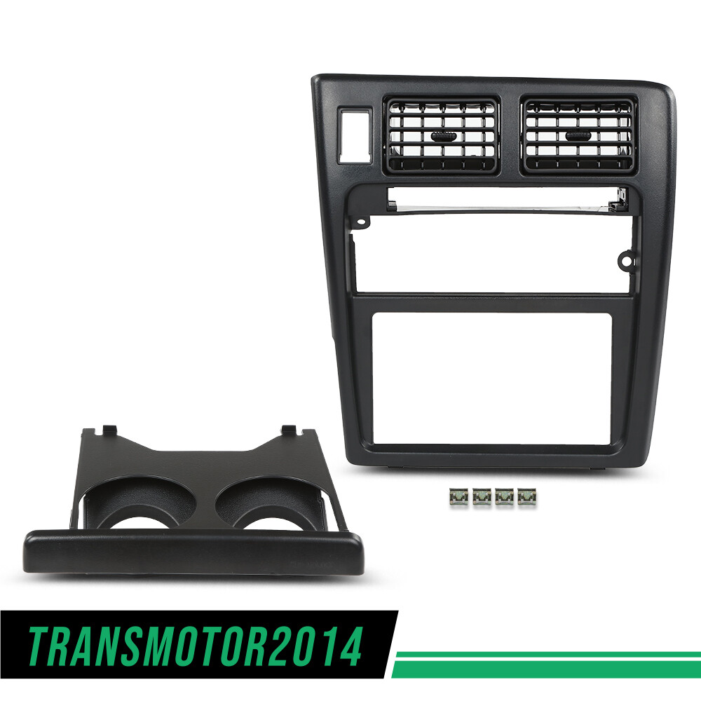 Fit For 95-97 Toyota Tacoma Dash Center Air Vent Radio Bezel Trim w/ Cup Holder