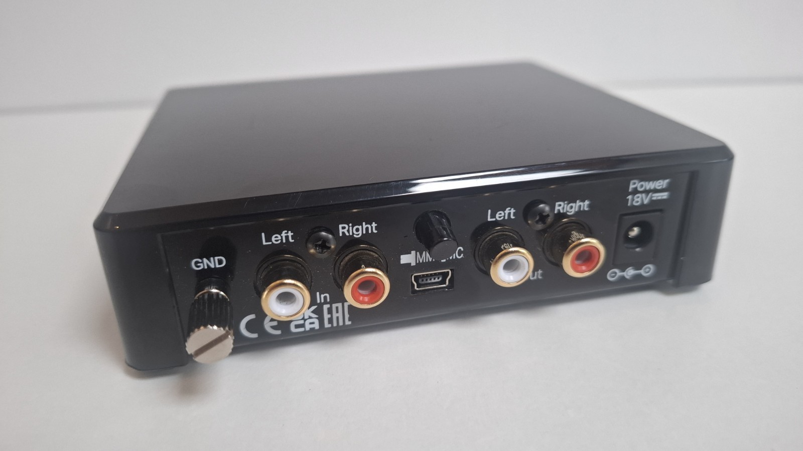 Pro-Ject E Recod Box E Black Phono Stage Preamp With USB Output For Recording