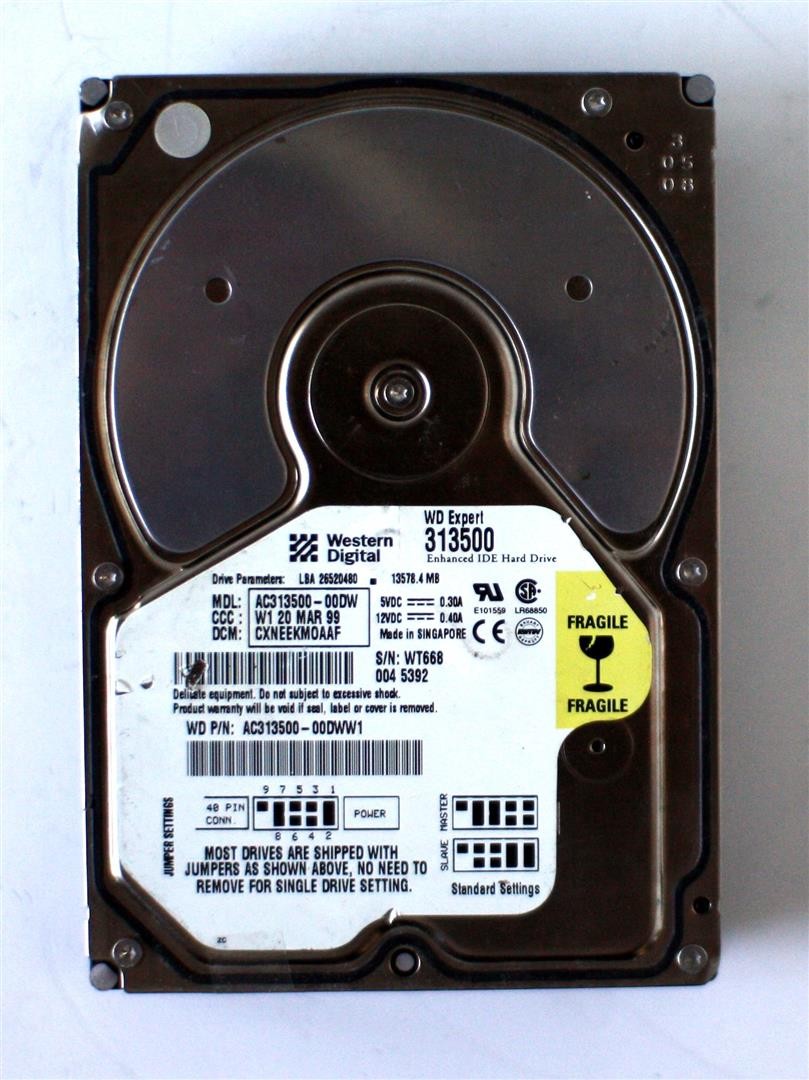 13gb wd expert ac313500-00dw, p/n: ac313500-00dww1