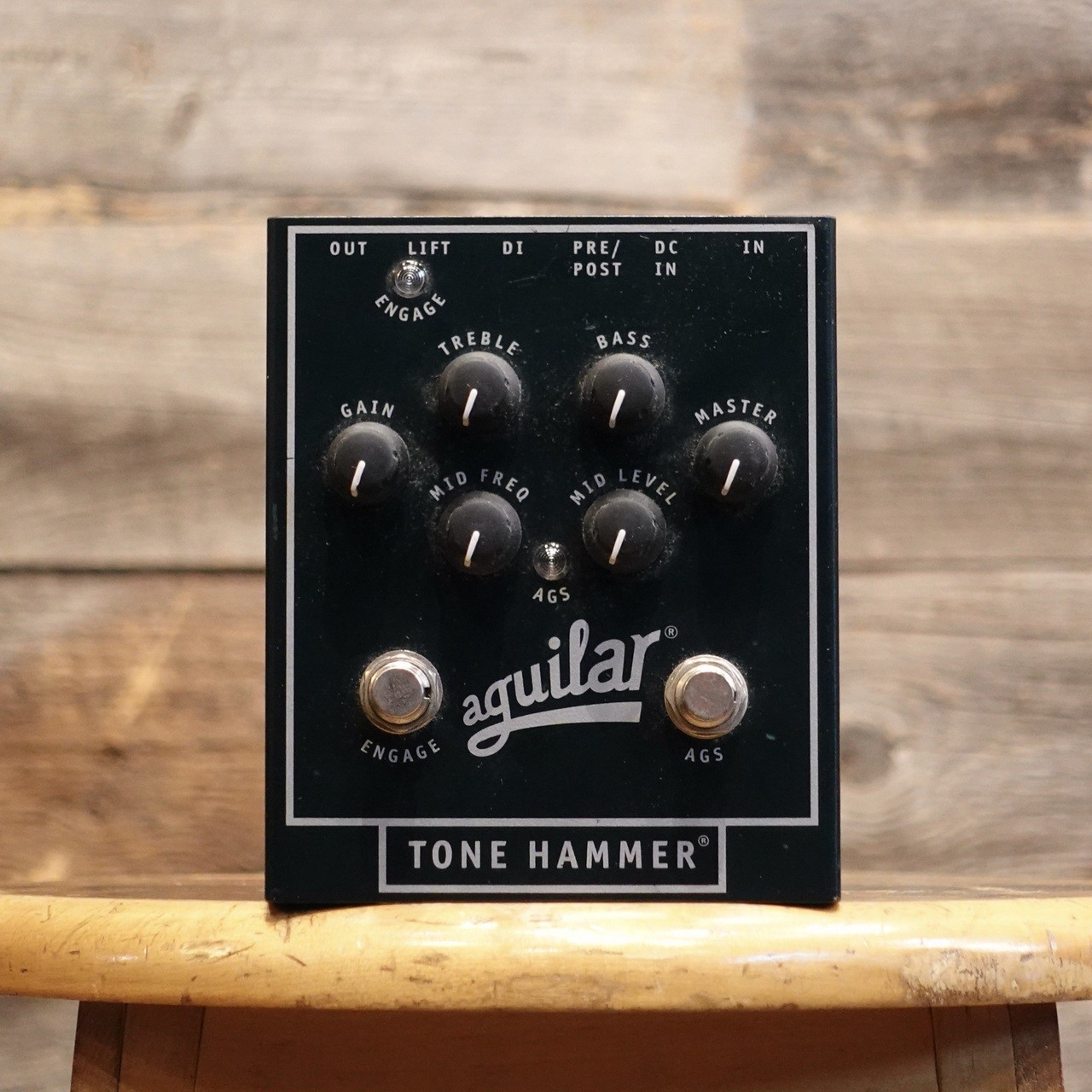 Aguilar Tone Hammer Bass Preamp DI Pedal 18V AGS EQ New Authentic Japan
