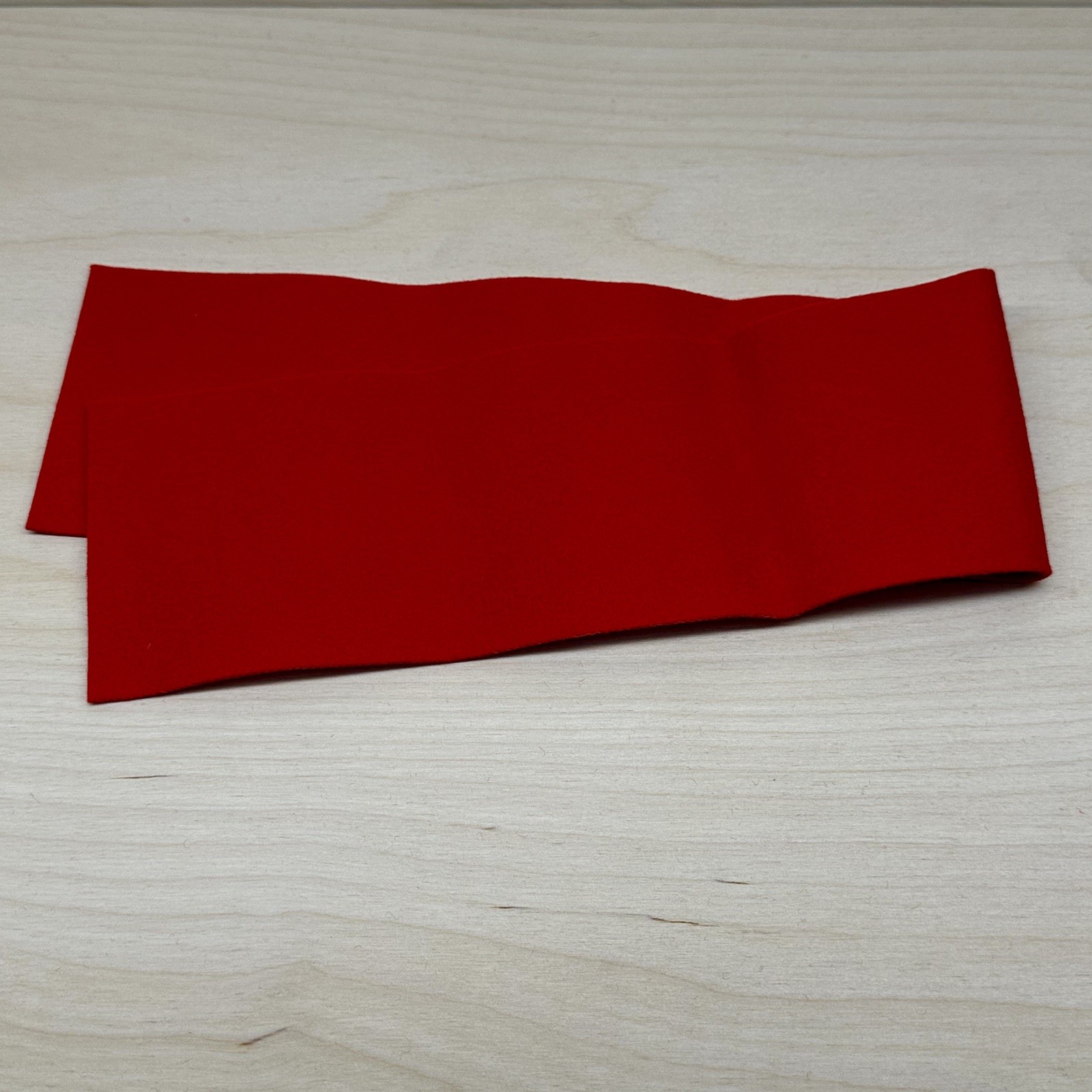 3" x 18" Red Understring/Bushing Cloth For Piano Restoration/Repair, .065" Thick