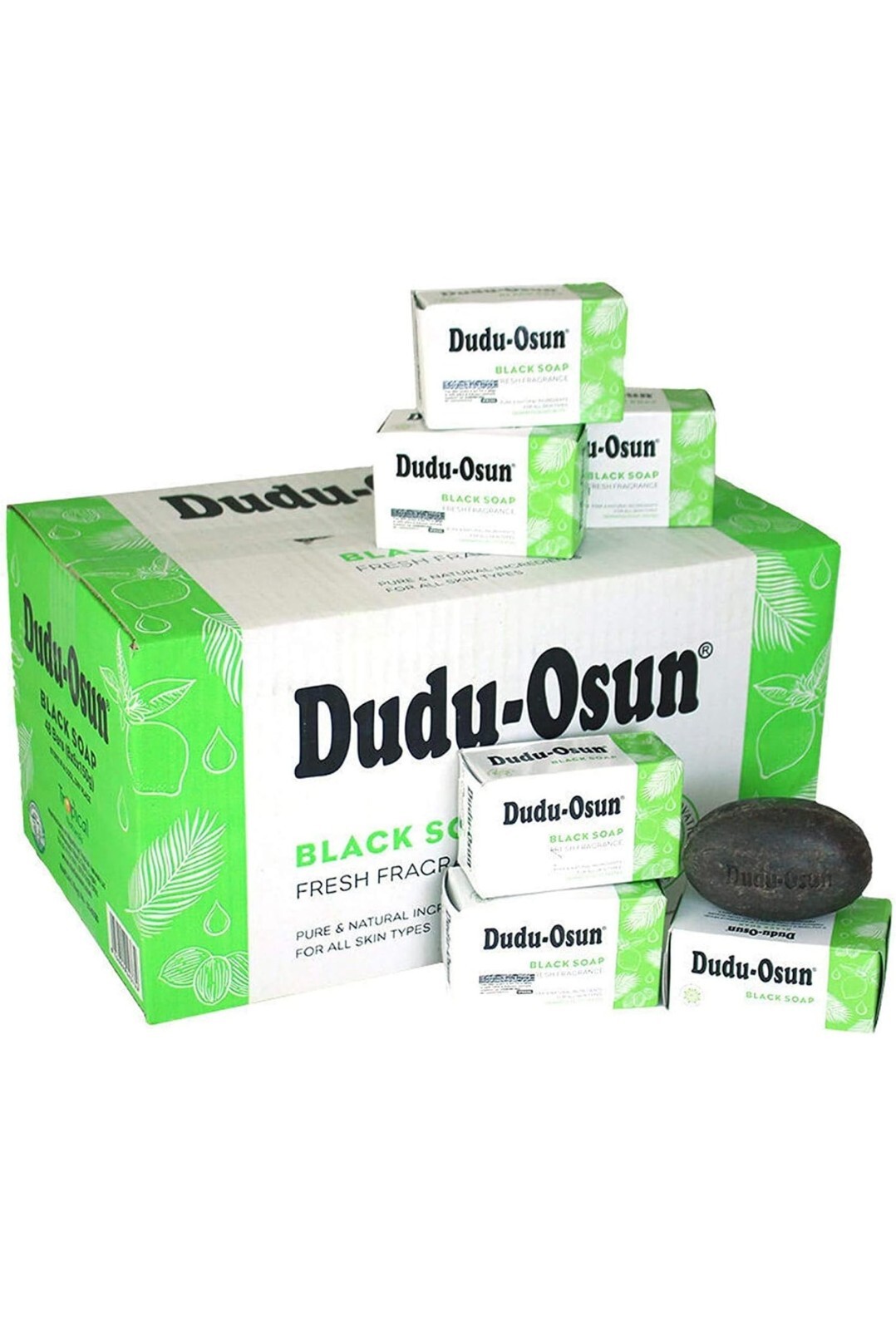WholeSale prices|DuduOsun Natural African Raw Black Soap3 4 5 6 8 10 12 24 36 48
