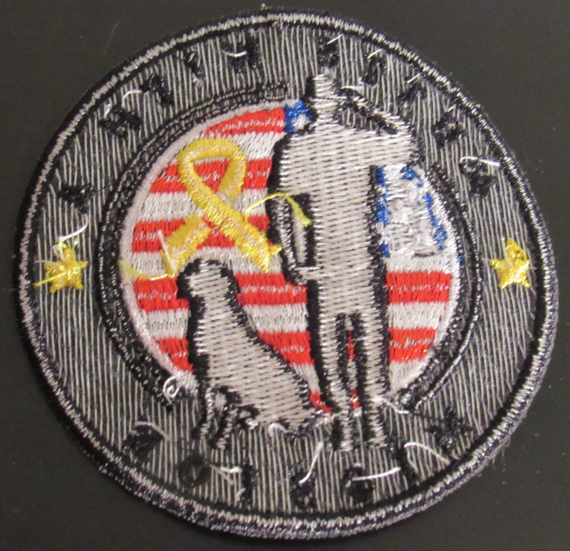 MUTTS WITH A MISSION Embroidered Patch 2 7/8" Veterans Service Dogs USA
