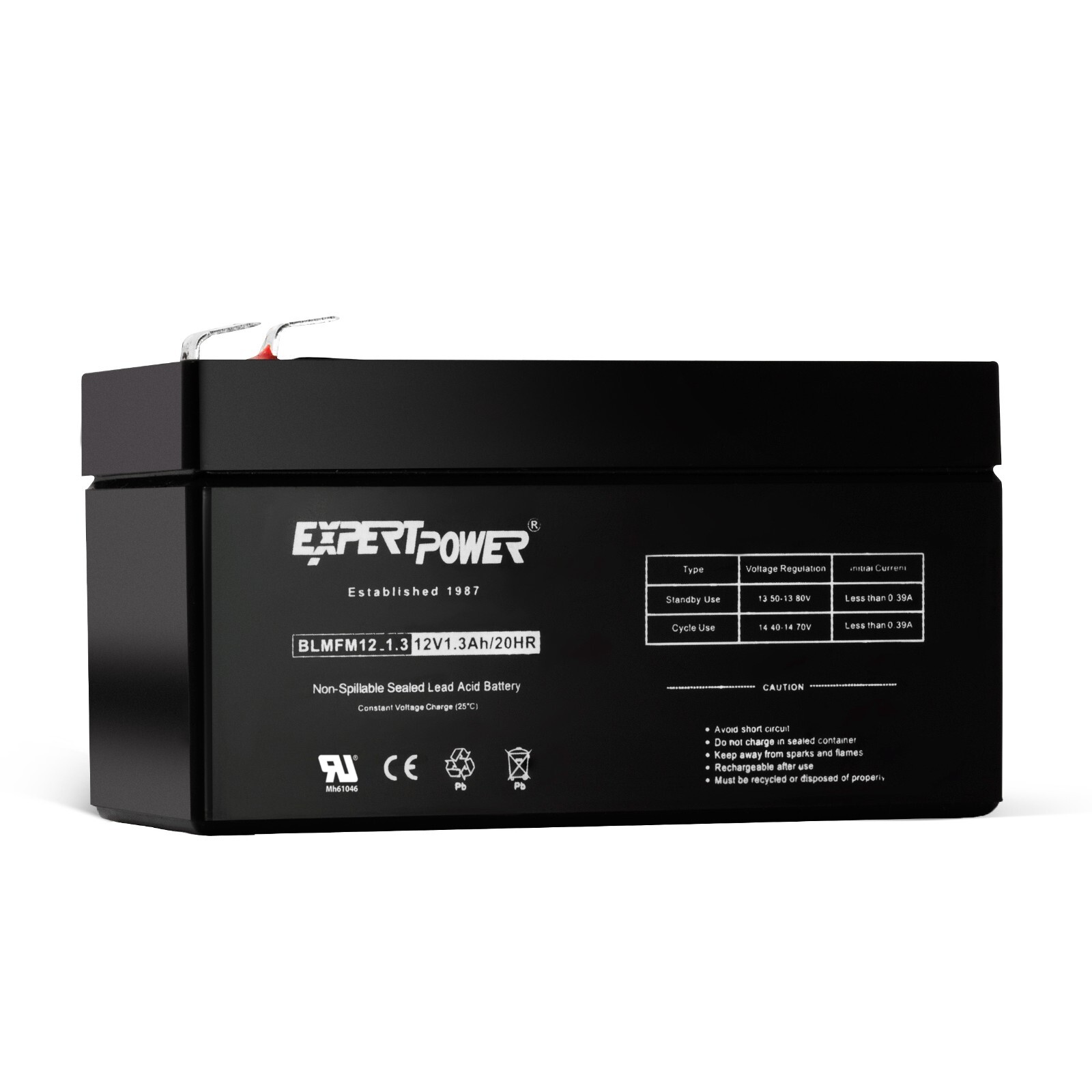 ExpertPower 12V 1.3Ah Battery Replacement for Mercedes Benz 000000004039