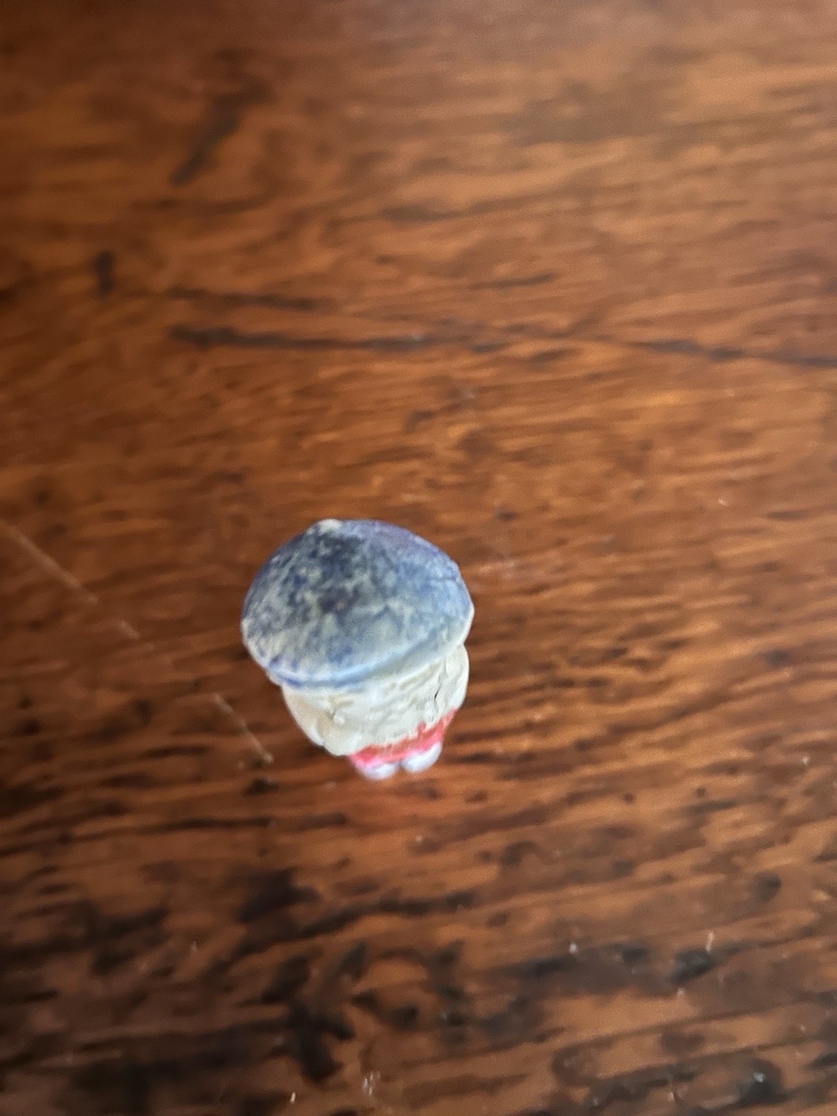 Antique Miniature 2.5" Porcelain Bisque Advertising Boy Doll