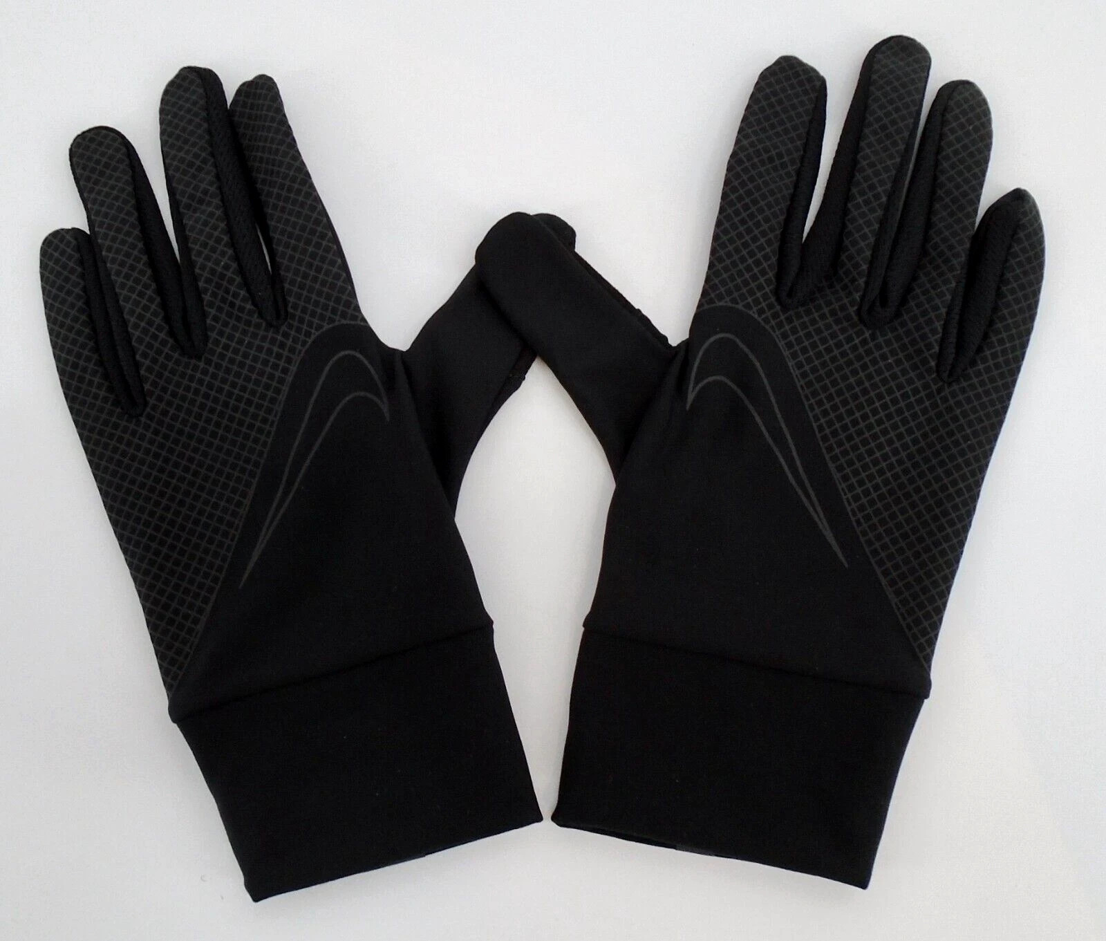 Nike Lightweight Tech Running Gloves Women's Medium Black/Silver