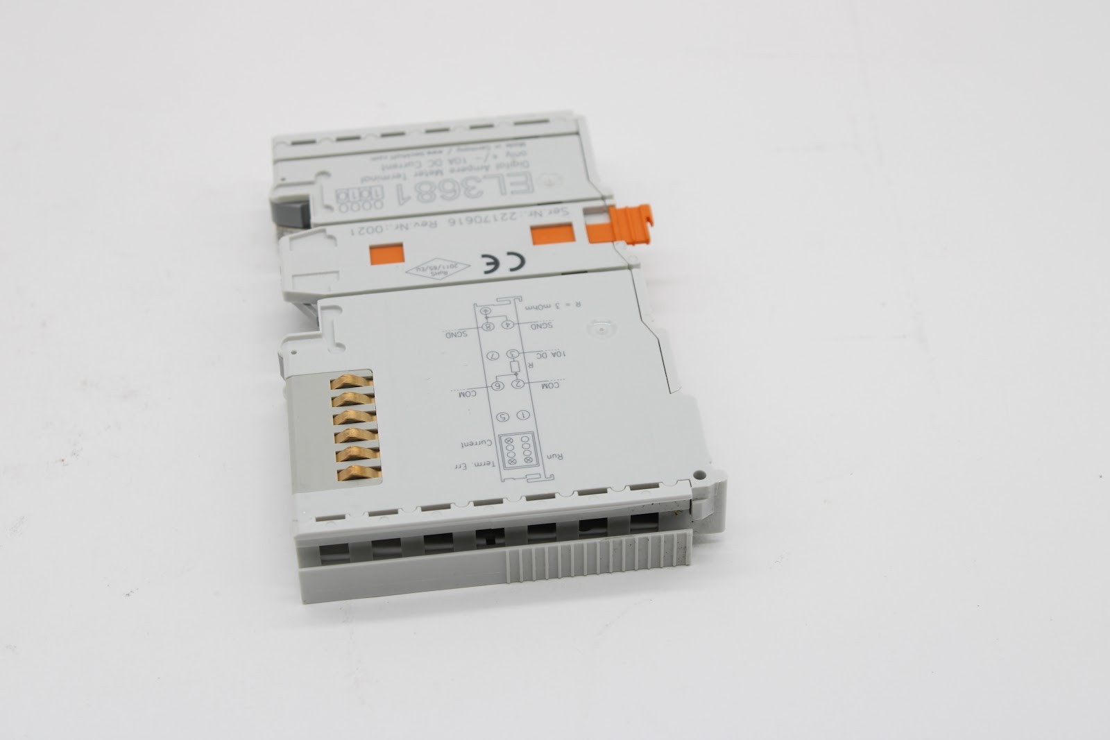 Beckhoff EL3681-1010 Digital Ampere Meter Terminal