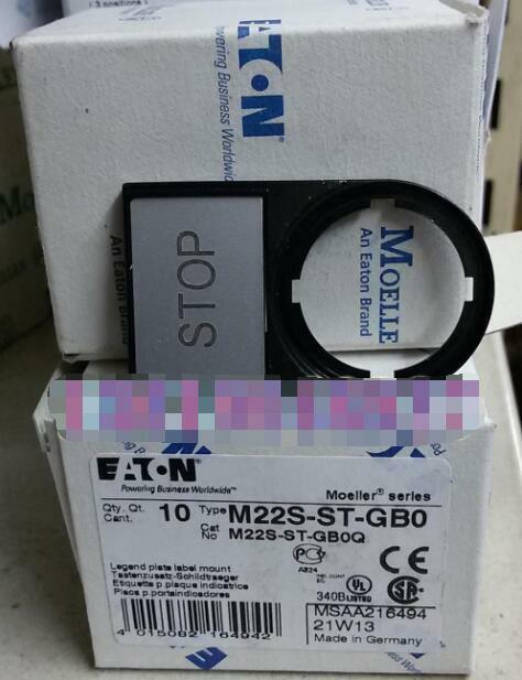 10PCS New Eaton Moeller M22S-ST-GB0 M22S-ST-GB0Q Plate Brand