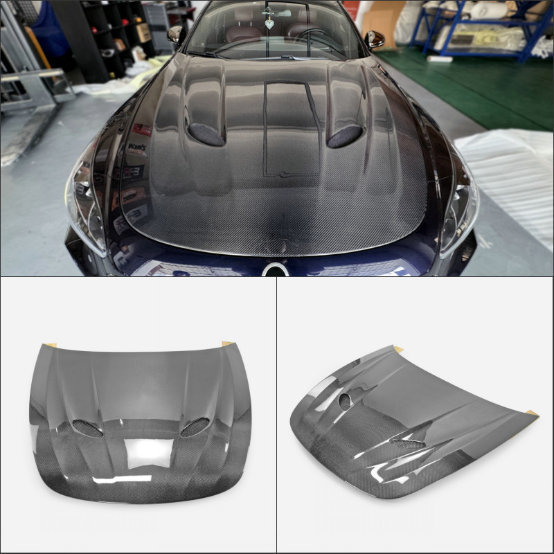 For Kia Stinger 2018-2023 EXG Type Carbon Fiber Front Vented Hood Bonnet