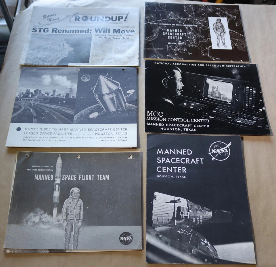Manned Spacecraft Center Space Flight Team Mission Control Center Newspaper NASA