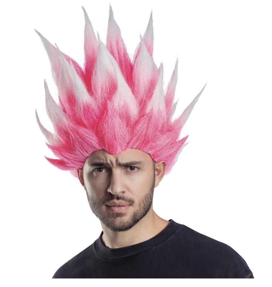 WAY TO CELEBRATE Adult Pink Anime Wig Halloween Costume Age 14+ • One Size