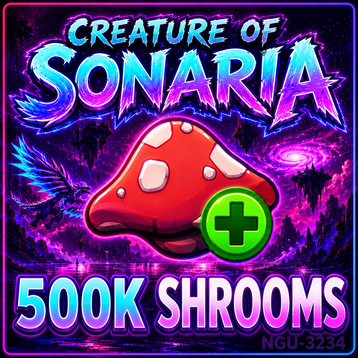 [💎] Creature of Sonaria | 500K Shroom | COS | Fast & Easy [💎]