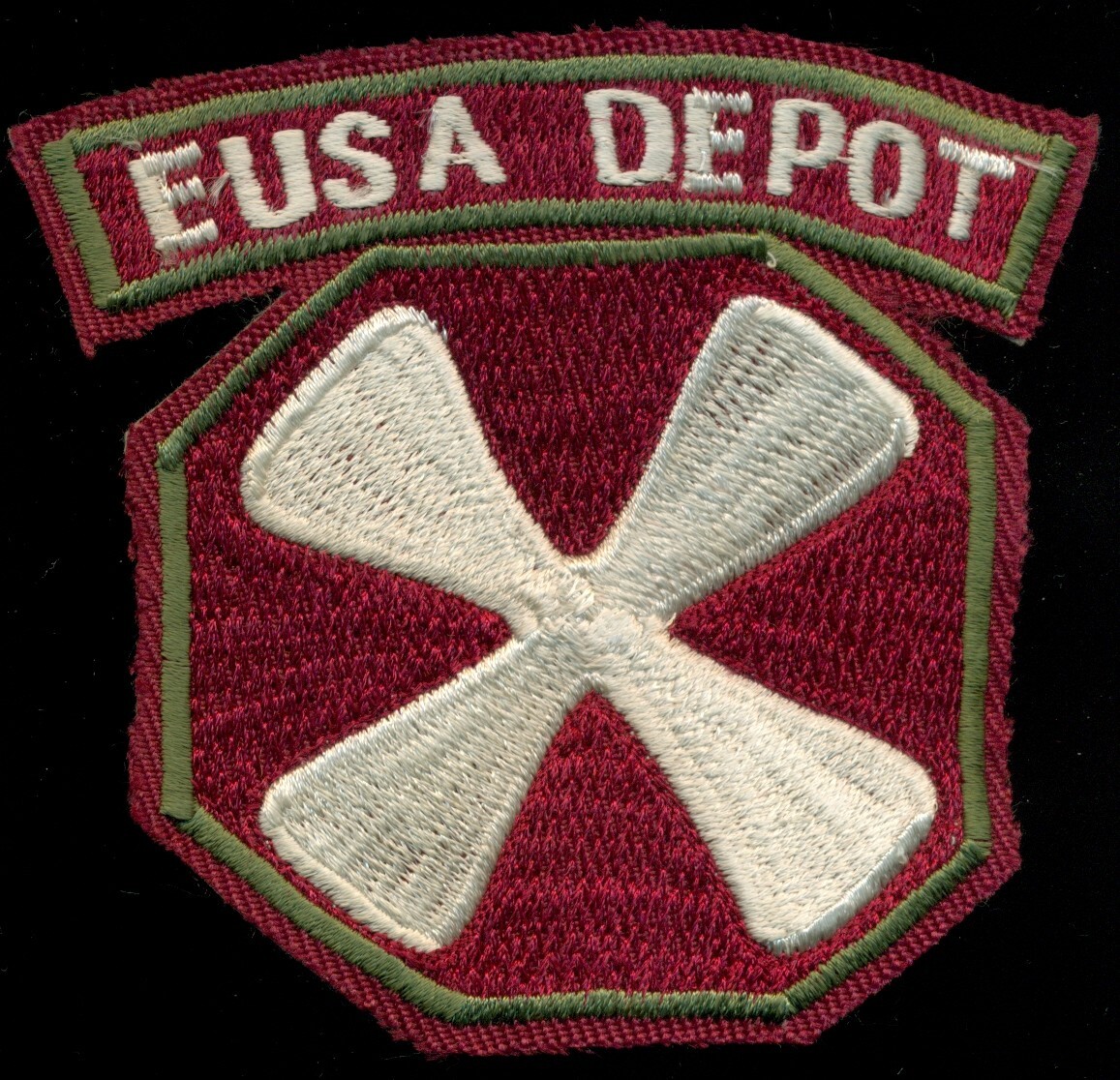 US Army 8th Army Korea EUSA Depot Patch S-12