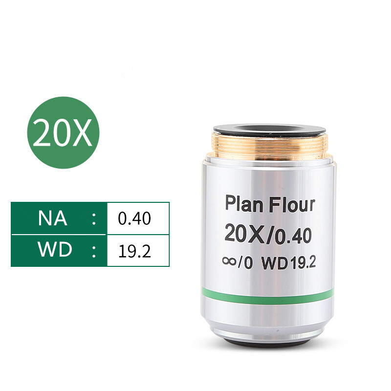 5X/10X/20X/50X/100X Plan Flour Semi-apochromatic Infinity System Objective Lens