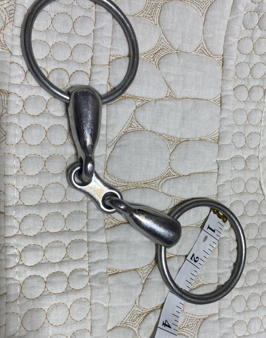 Horse BIT - 4.75" Loose Ring dogbone Snaffle