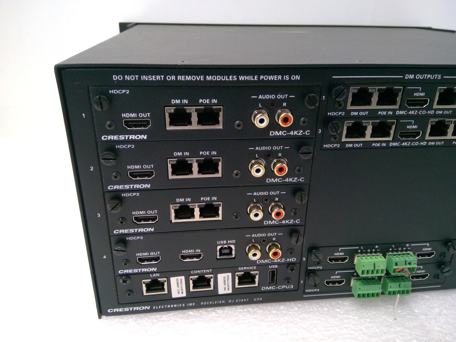 Crestron Digital Media Switcher DM-MD8X8-CPU3 *READ*