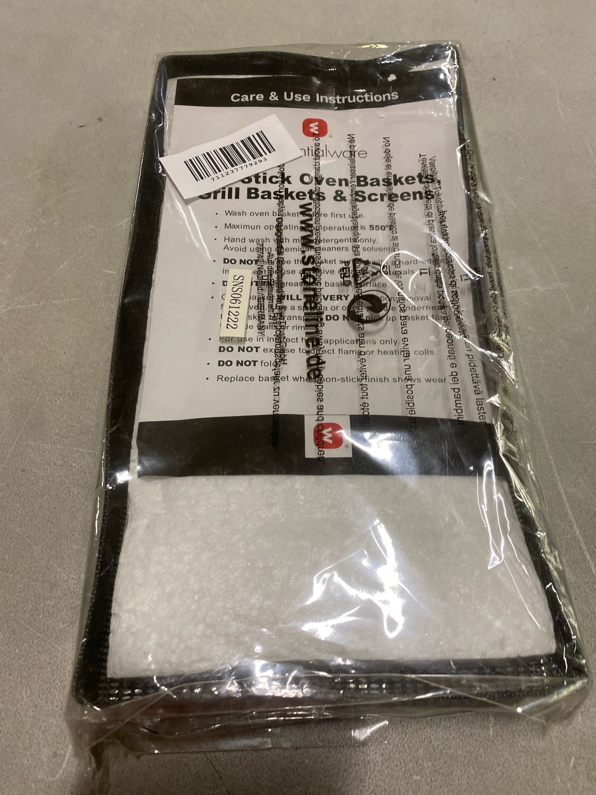 6"x12" PTFE Mesh Oven Basket for TurboChef, Merrychef & Amana (Replaces SB10)