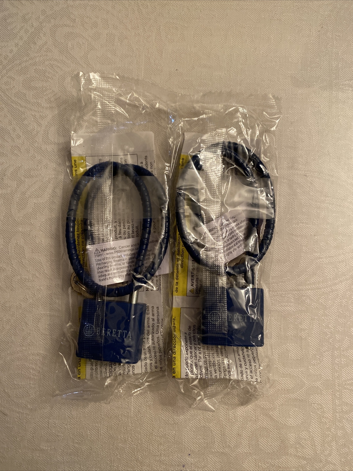 Beretta Firearm Gun Handgun Safety Cable Lock Brand New 15" Regal R15SC3 2 Locks