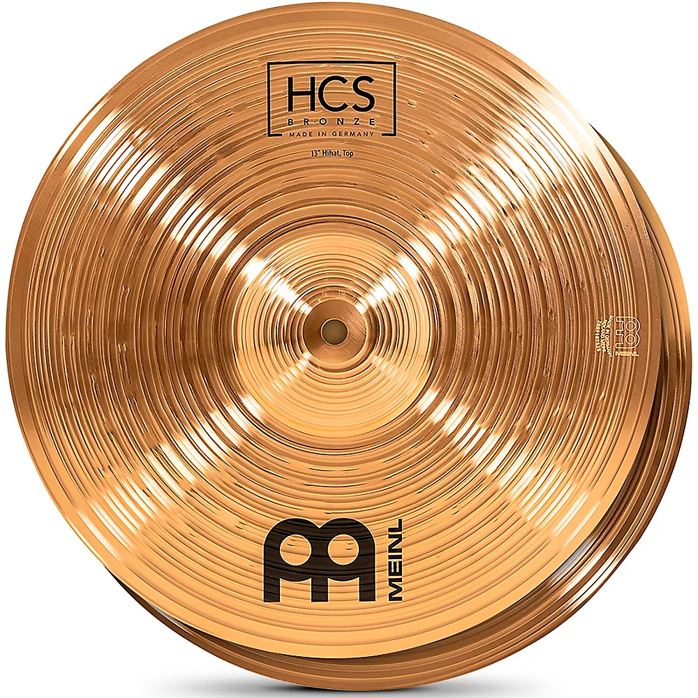 Meinl HCS Bronze HiHat Cymbals 13 in.