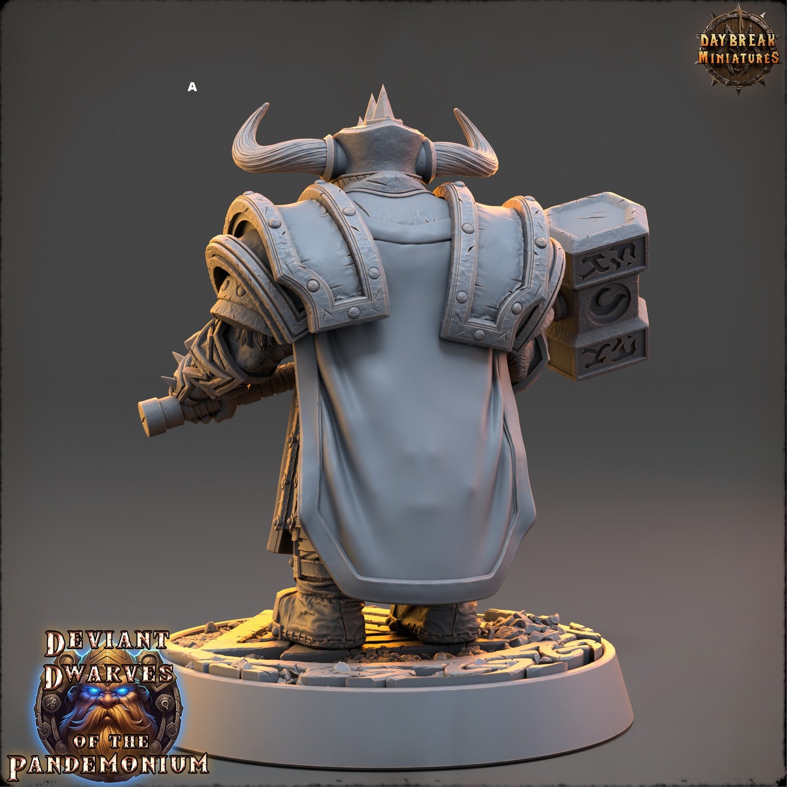 Deviant Dwarf Warrior | DayBreak Miniatures
