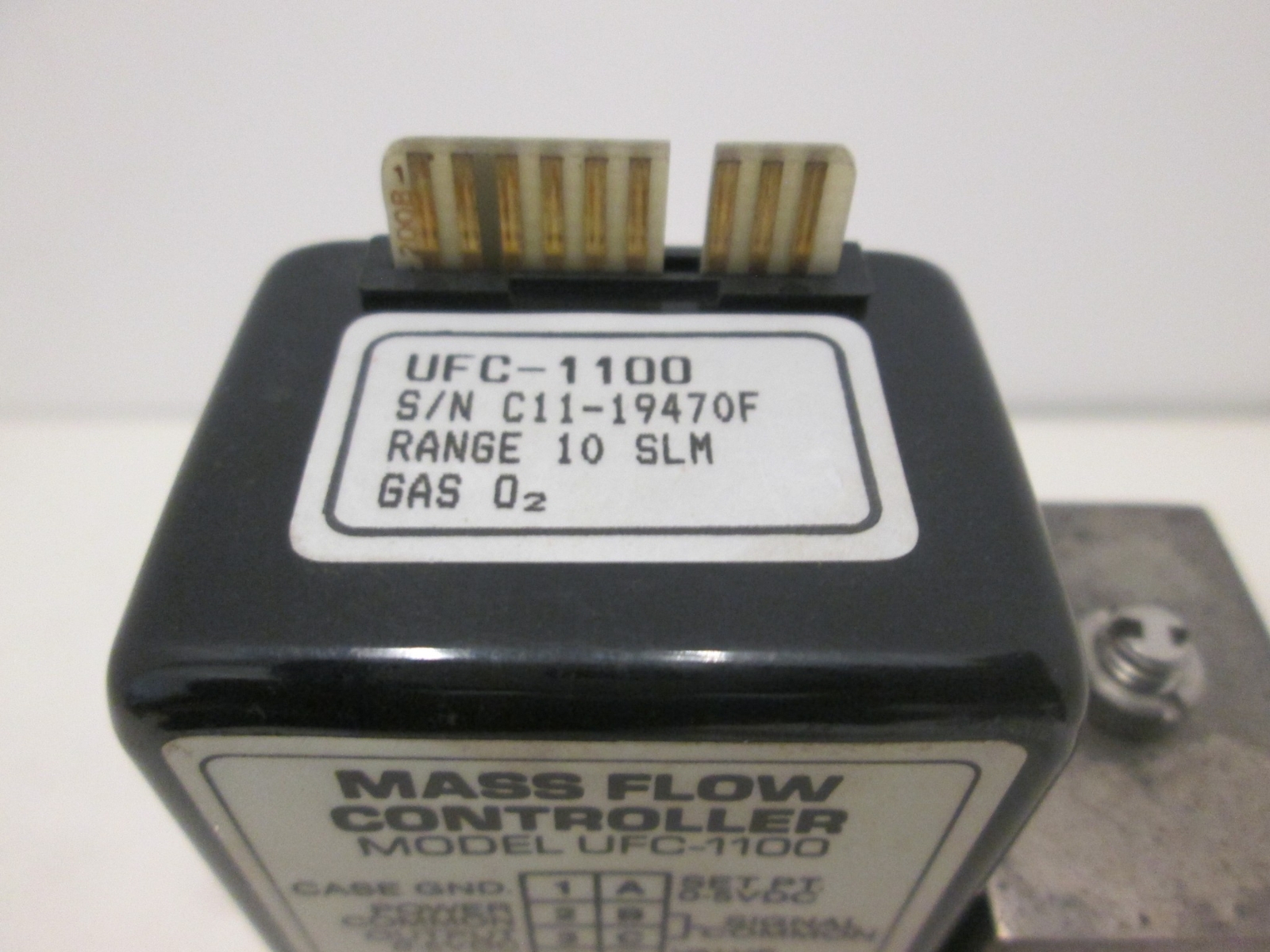 Unit UFC-1100, Mass Flow Controller MFC, O2, 10 SLM, Used