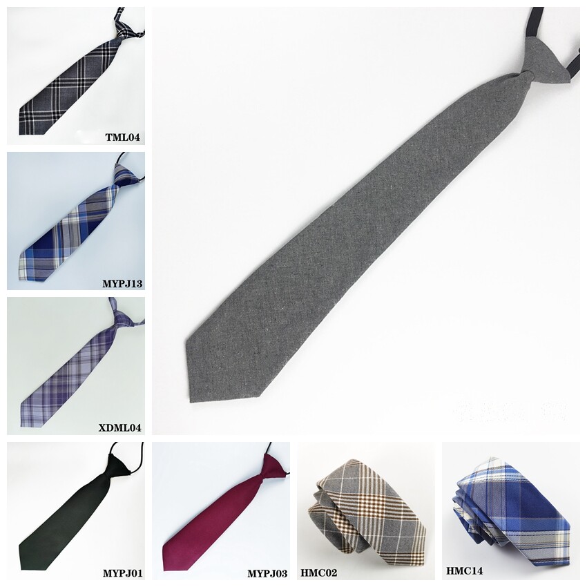Family Girls/Boys Father 11" 13" 16" 57" Clip-On Elastic Neck Tie Adjustable
