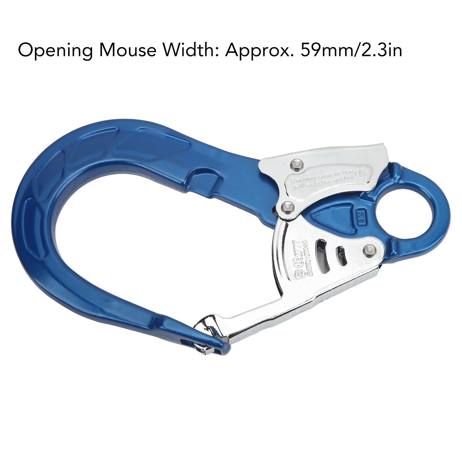 Safety Hook Aluminum Alloy Snap Lock Hook Clip Large Opening Climbing Hook FF