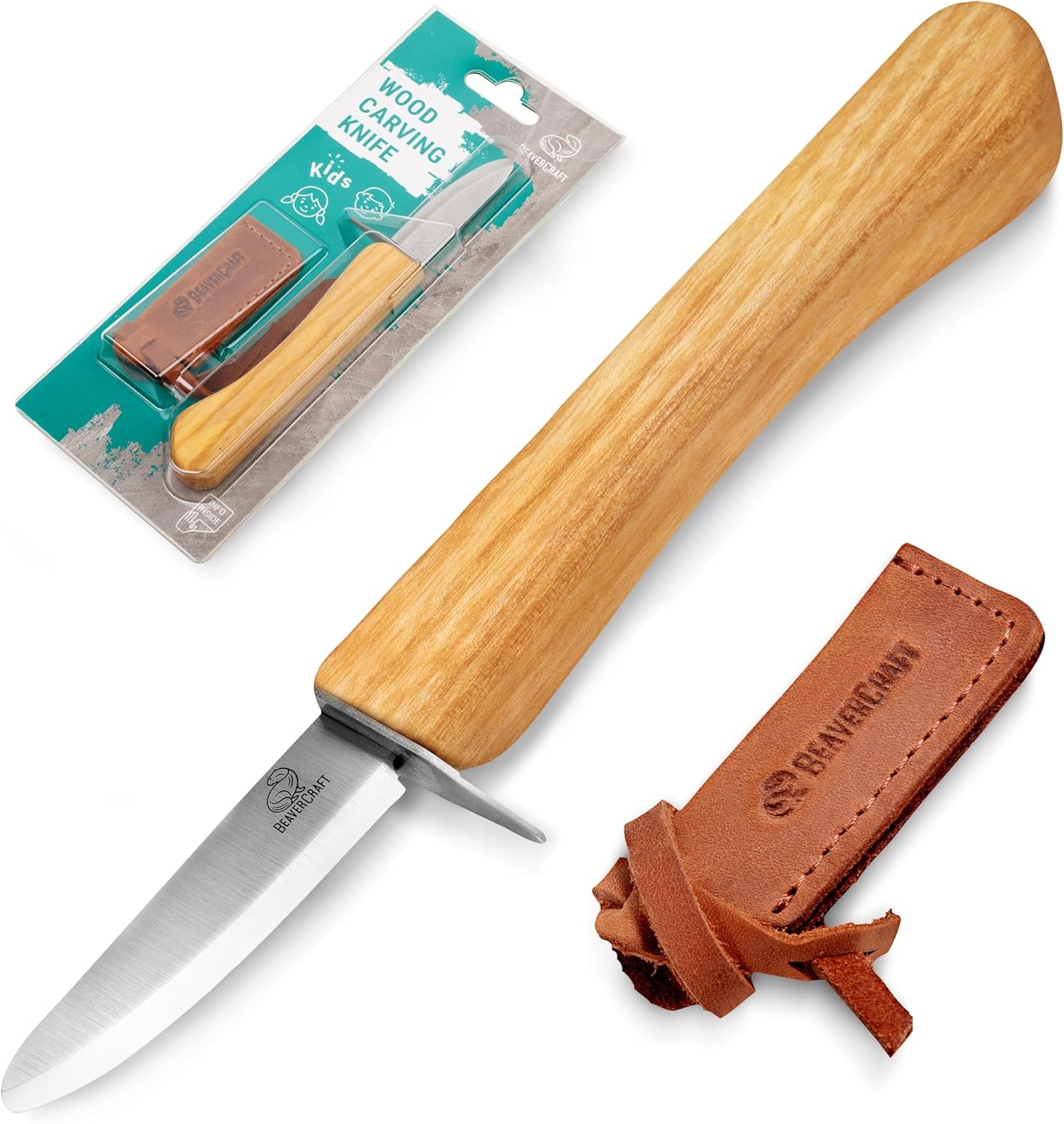 Safety Whittling Knife for Kids & Beginners - Easy Wood Carving Tool