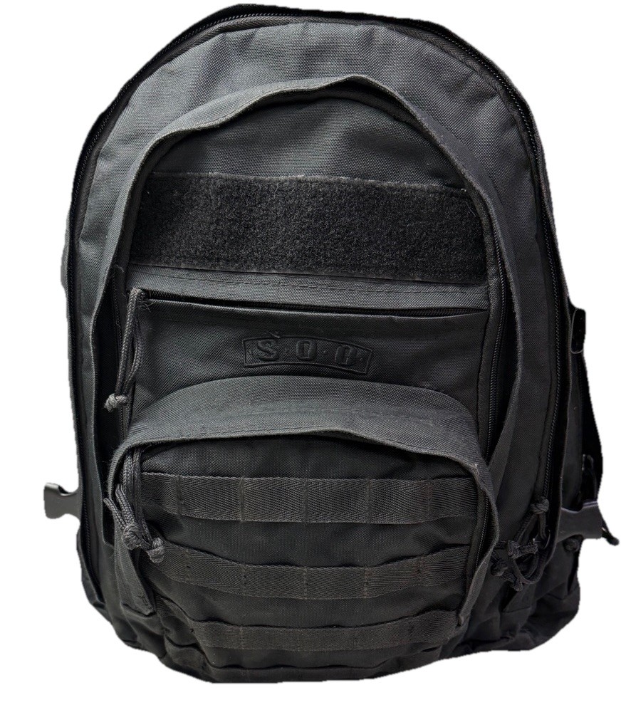 SOC Sandpiper of California Black Military Tactical Backpack 3j