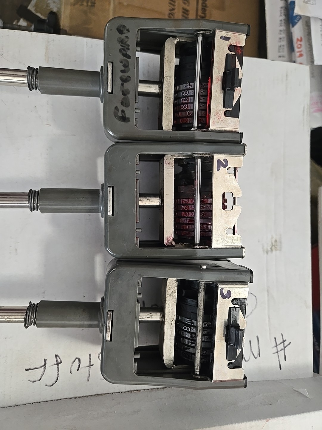 Rollem Numbering Head, 5 Available, Tested Working!! Selling 1 Per Each.