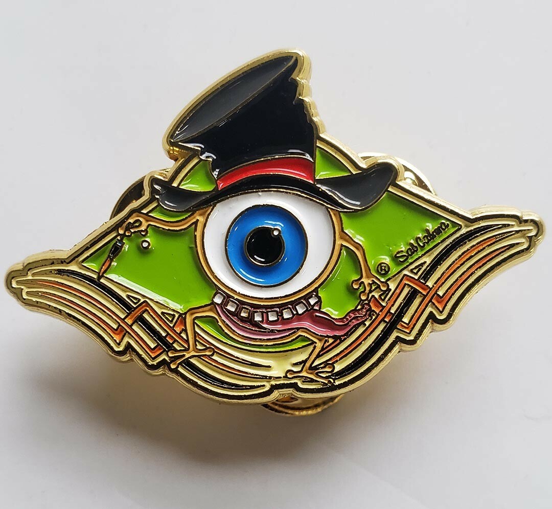 Eyeball Dude Collectible 1" x 1 1/2" nice decorate to your hats, clothes