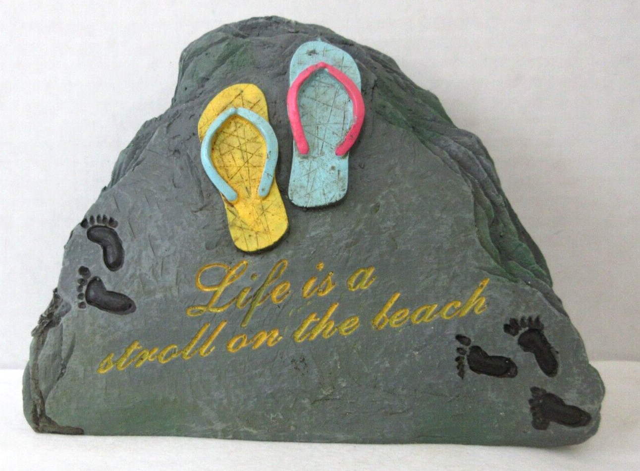 CUSTOM HIDE-A-KEY  LIFE IS A STROLL ON THE BEACH   no door for key only opening