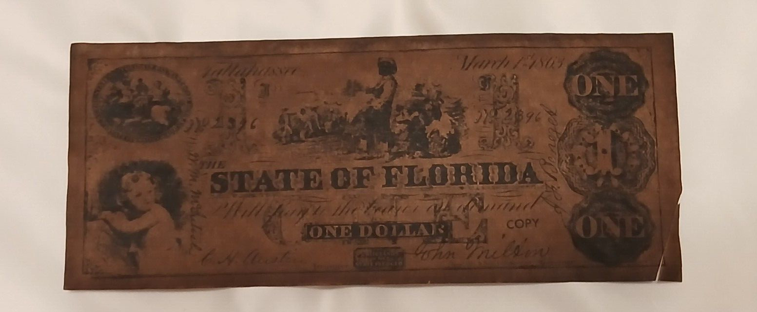 VINTAGE CONFEDERATE CURRENCY UNIQUE REPLICAS