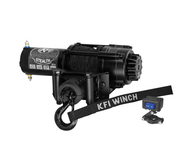 KFI Stealth Winch 3500lbs with Synthetic Cable Open Box