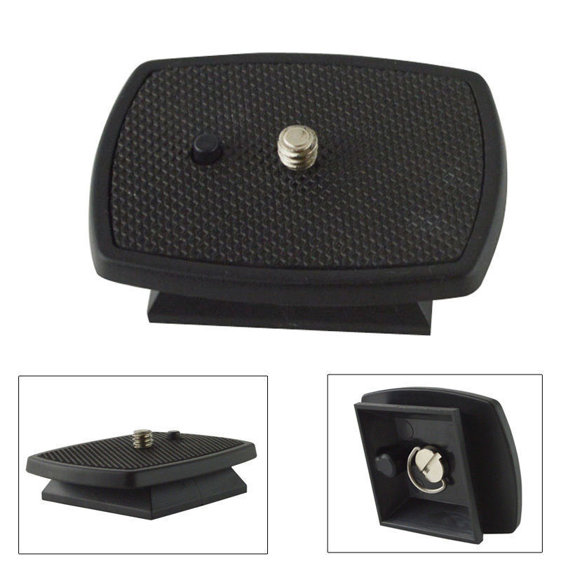 New Tripod Quick Release Plate Screw Adapter Mount Black Camera For Digital US
