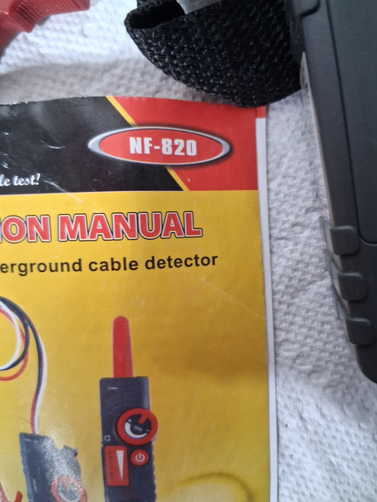 High & Low Voltage Wire Tracker Underground Cable Detector Locator NF-820 B35