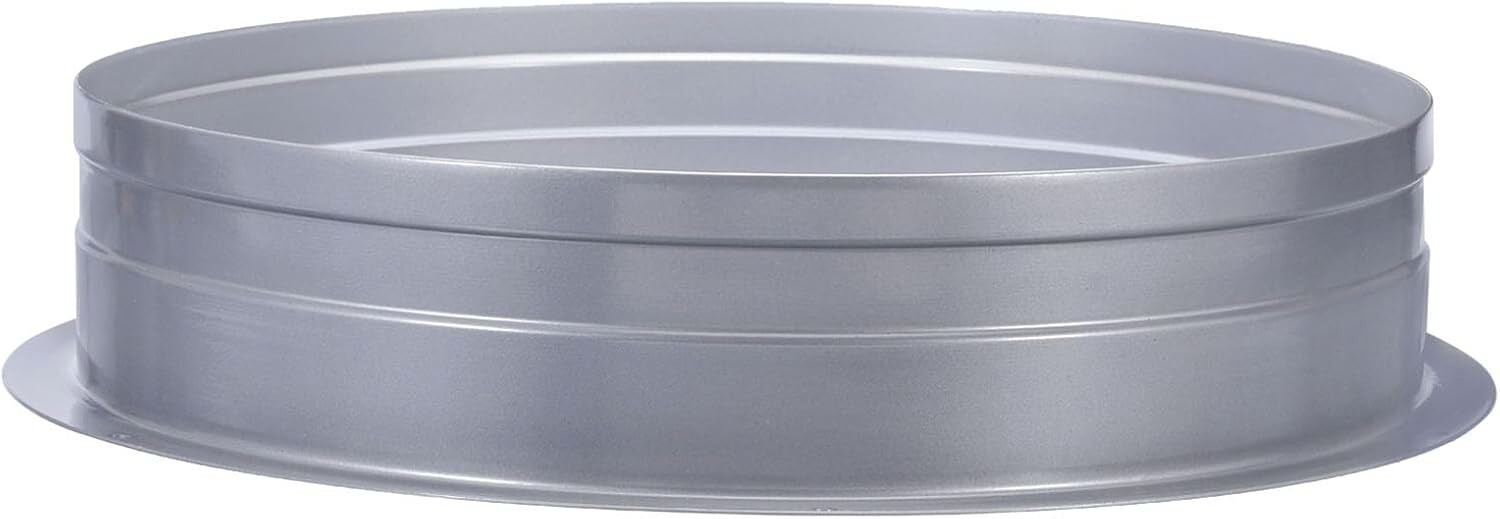 Duct Connector Flange Metal Straight Pipe Flange for Heating Cooling Ventilation