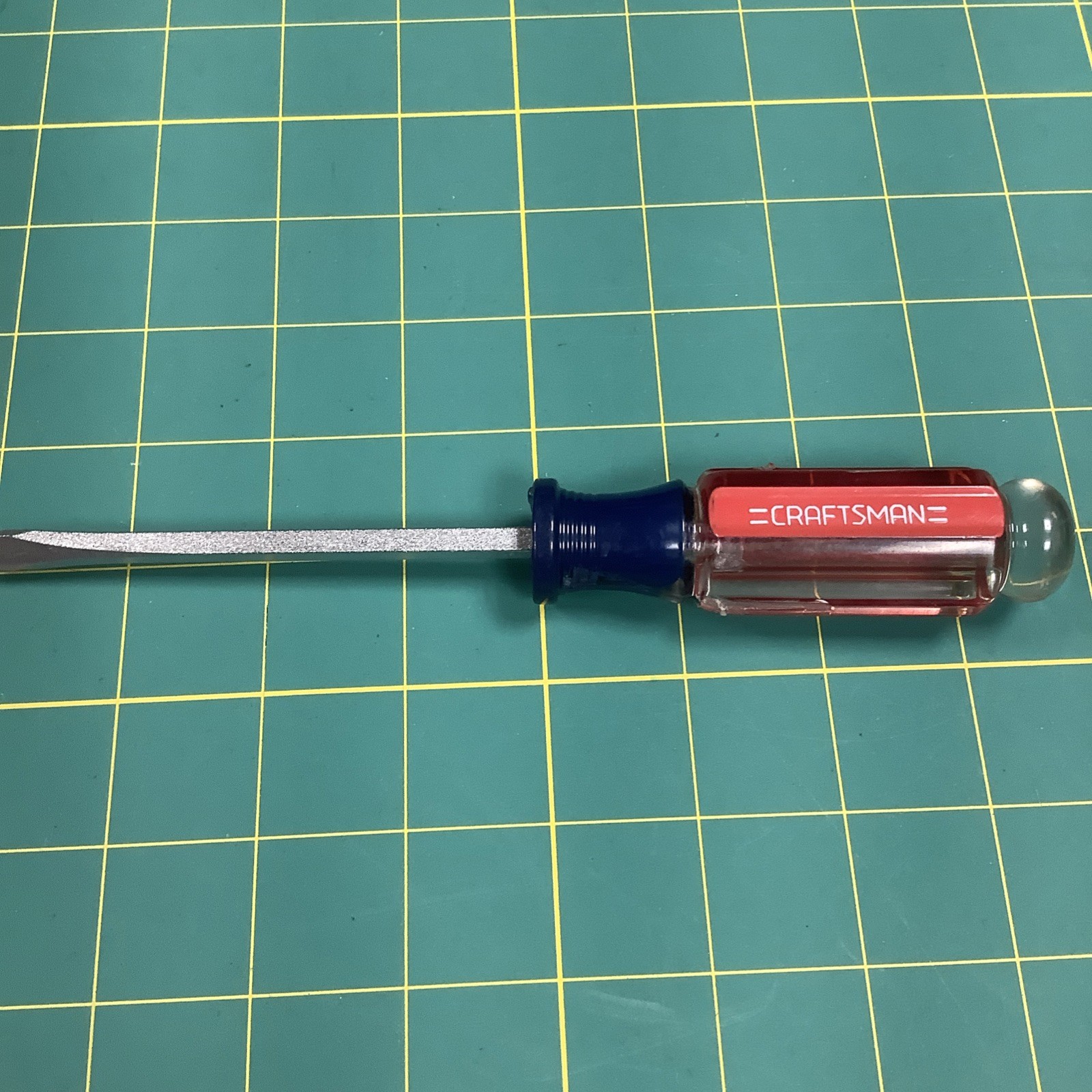 Vintage Craftsman 41581 WF 3/16” Standard Screwdriver USA Knicked Handle