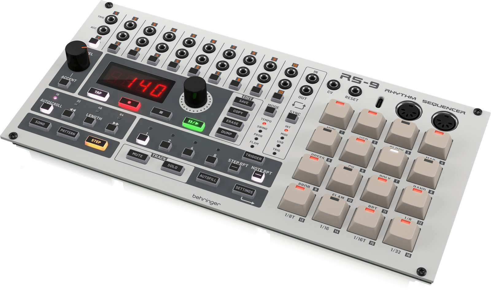 BEHRINGER RS-9 RHYTHM SEQUENCER : NEW : [DETROIT MODULAR]