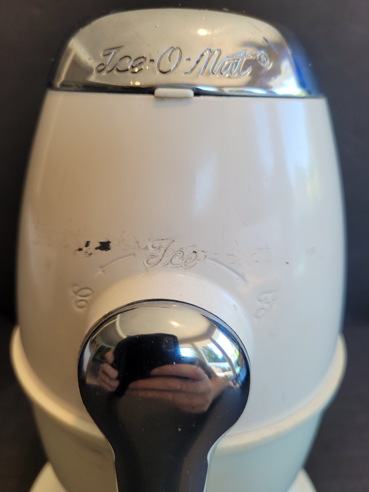 Vintage ICE-O-MAT Hand Crank Ice Crusher