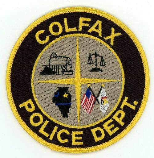 ILLINOIS IL COLFAX POLICE NICE SHOULDER PATCH SHERIFF