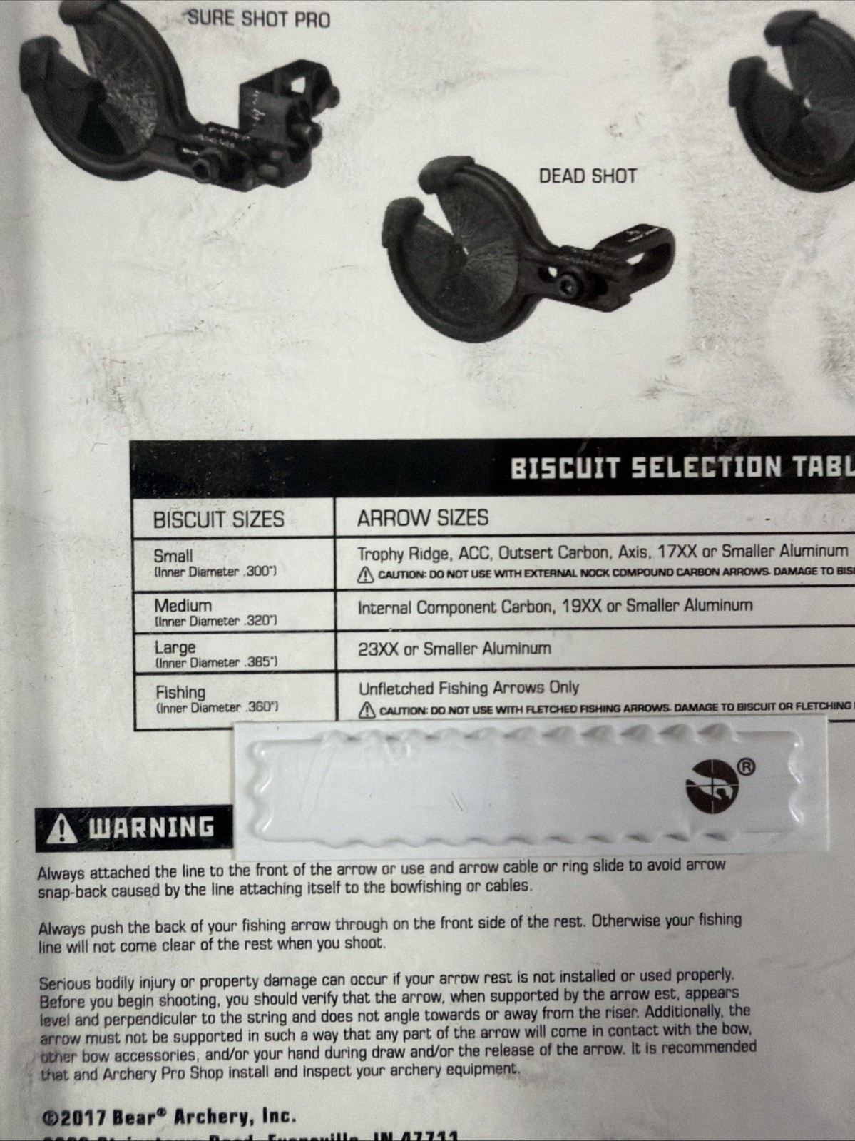 Trophy Ridge Whisker Biscuit Replacement Pink Medium