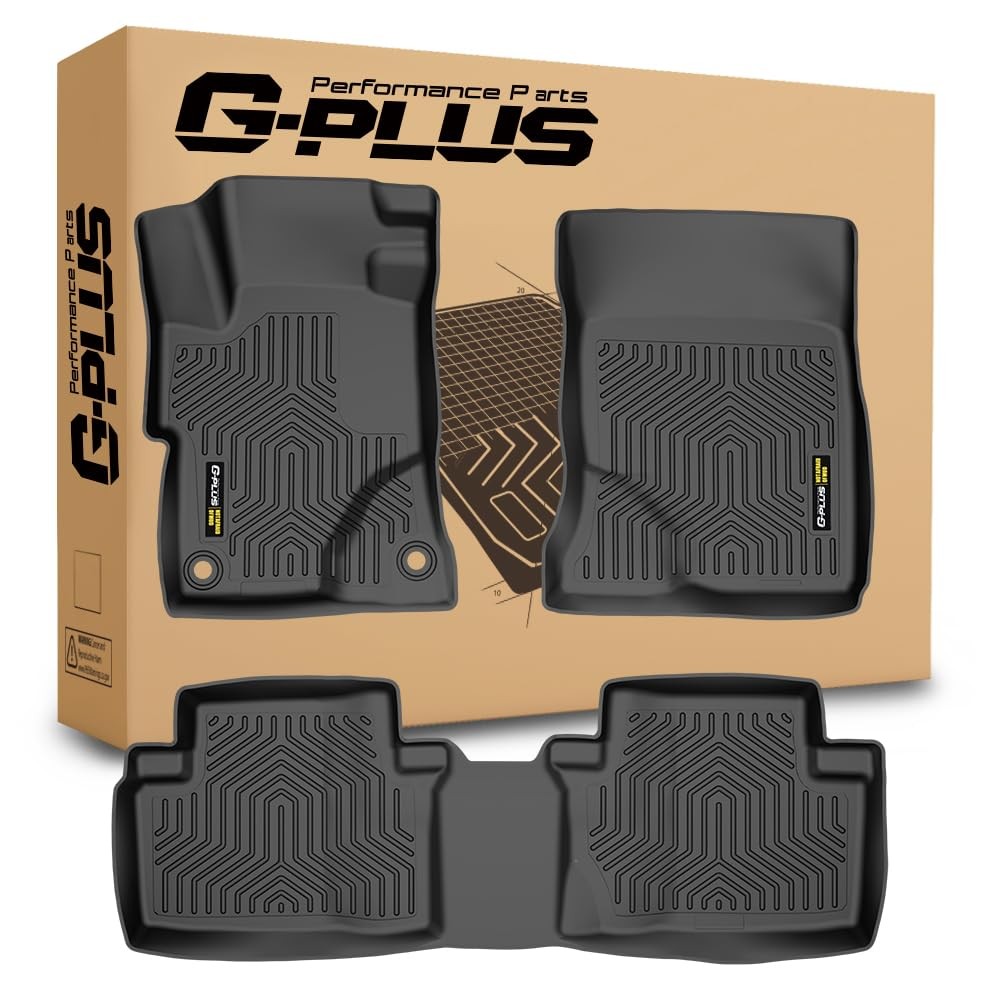 TPE Floor Liners for Honda Civic 2012-2015 1st 2nd Row All Weather Black