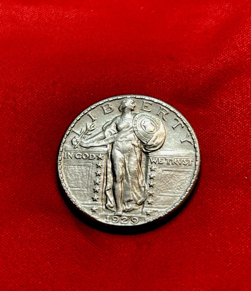 1929-P Standing Liberty Silver Quarter ~ AU++/UNCIRCULATED ~ CHOICE