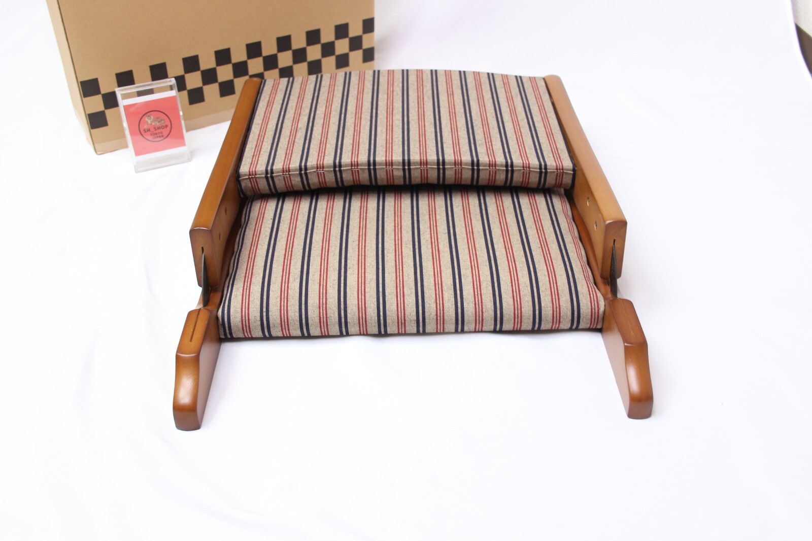 Tatami floor chair Zaisu made in Japan 1 unit W17.3 x D20.6 x H18.1 inc.