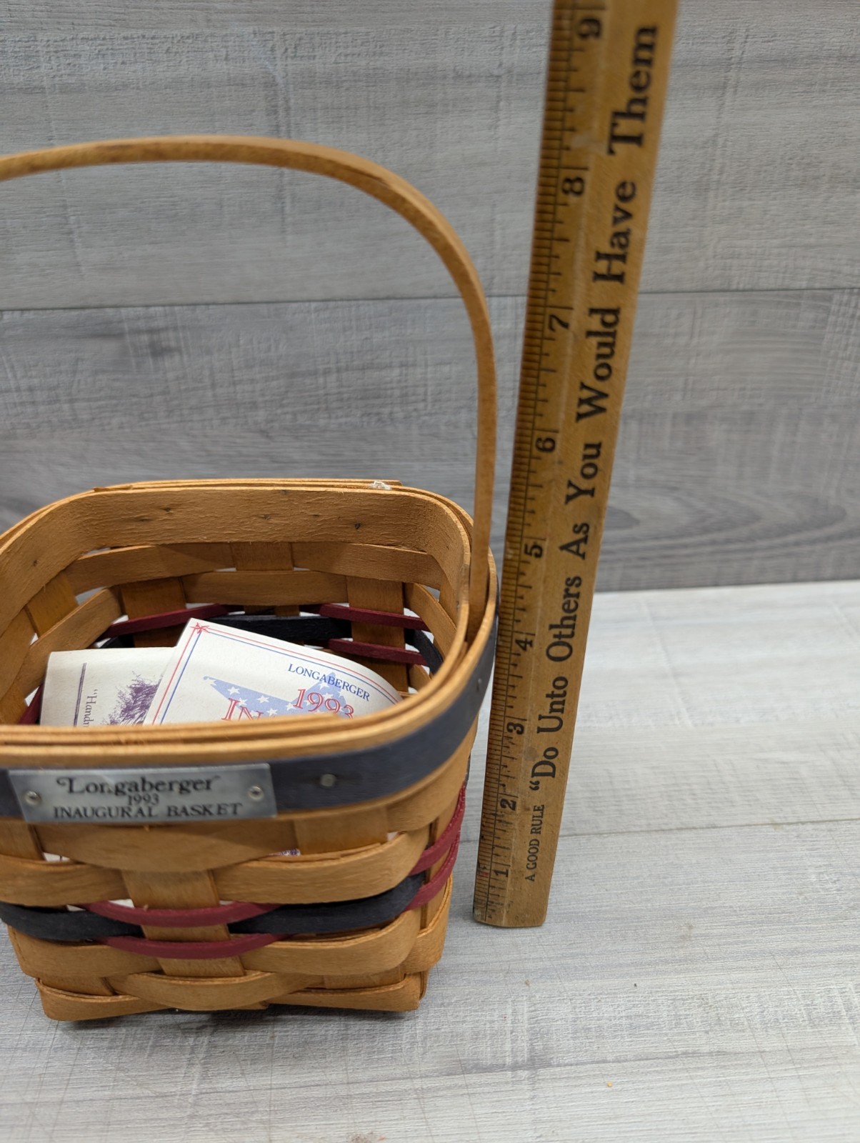 Longaberger 1993 Inaugural Basket