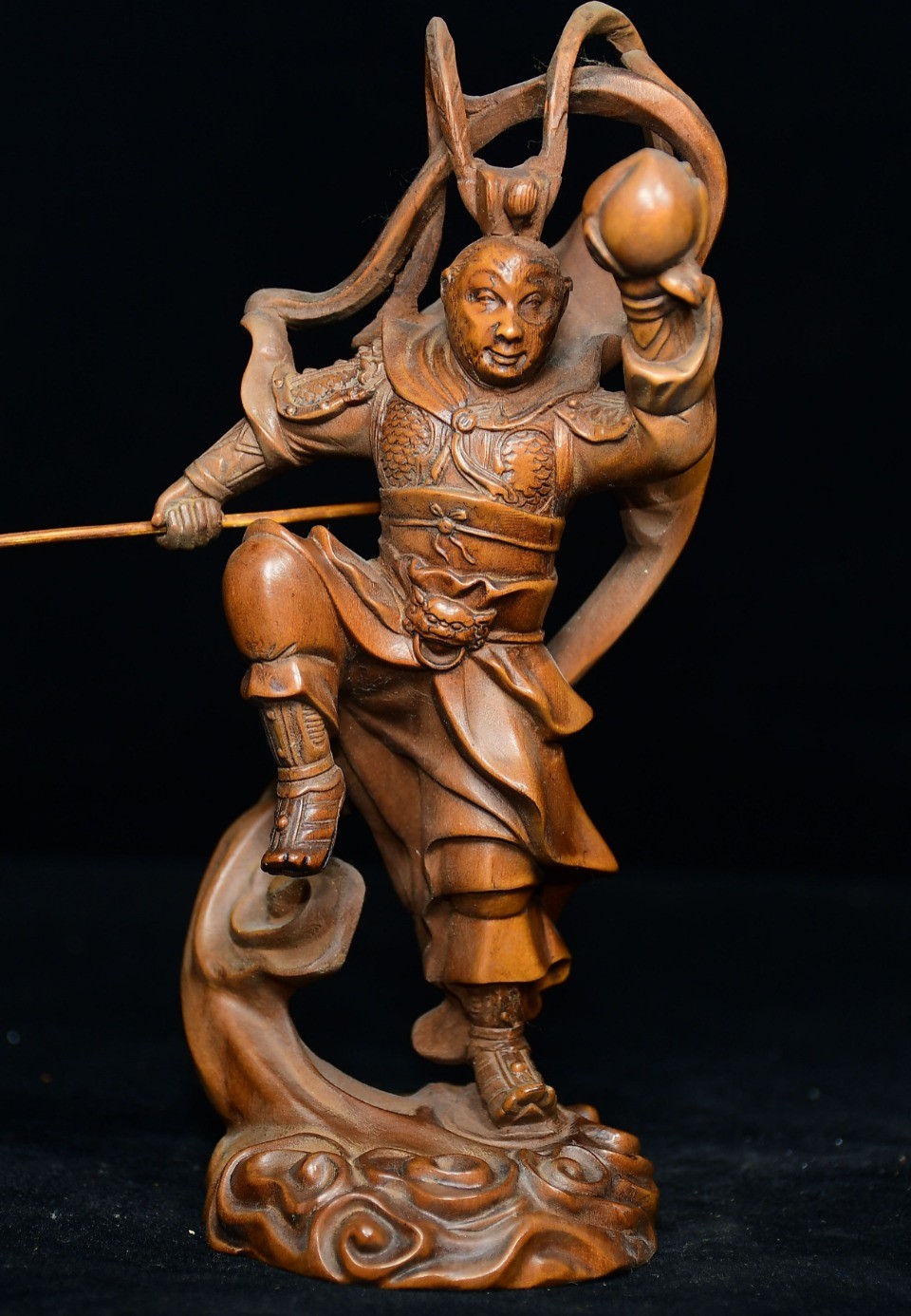 The Exquisite Yellow Poplar Wood From The Old Collection Is The Great Sage of Qi