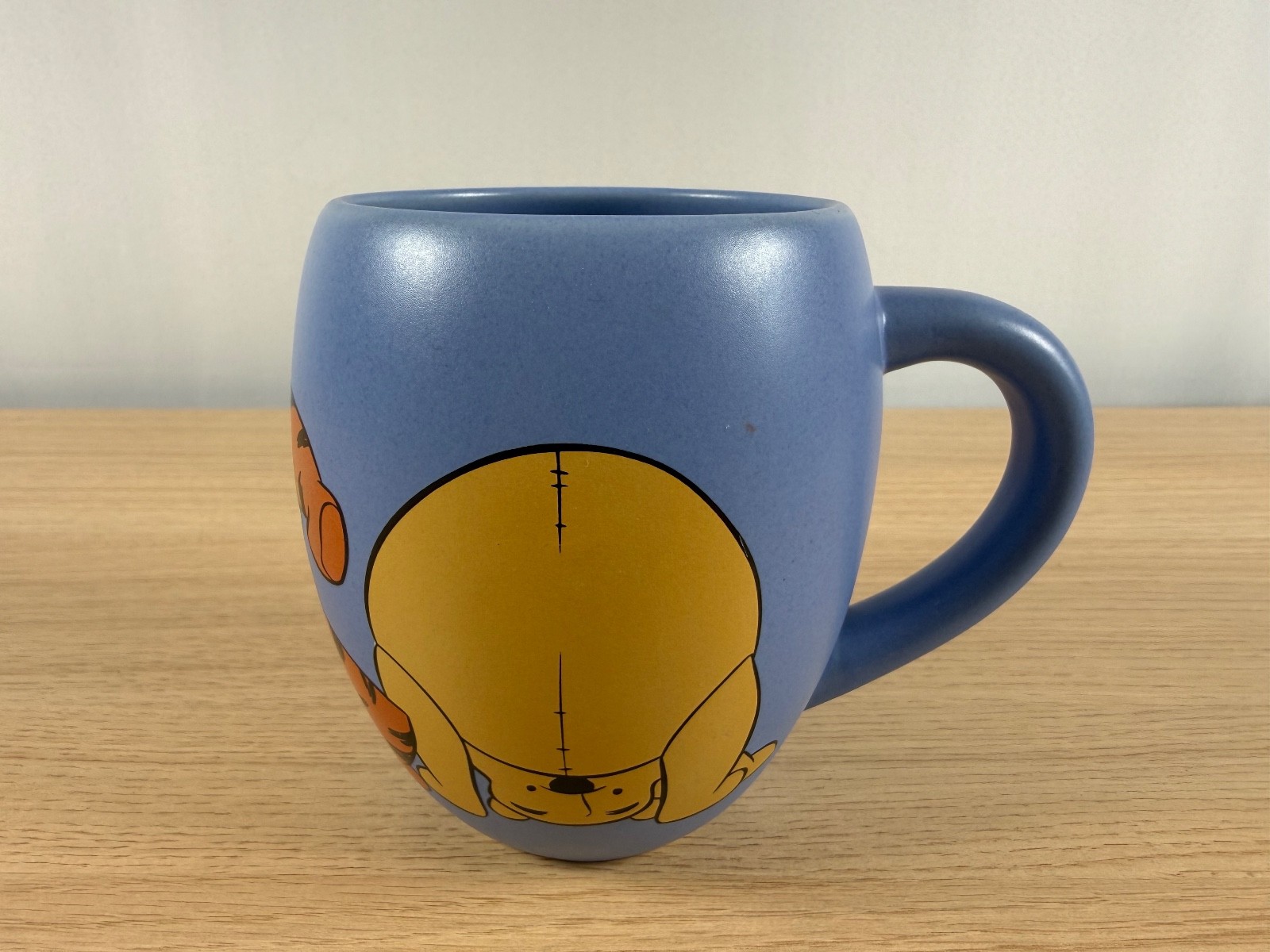 Disney Store Winnie the Pooh & Friends Tigger Piglet Large Purple Barrel Mug/Cup