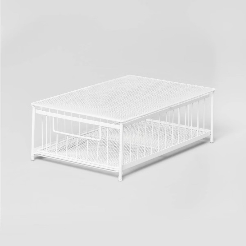 Small Stackable Steel Slide Out Drawer