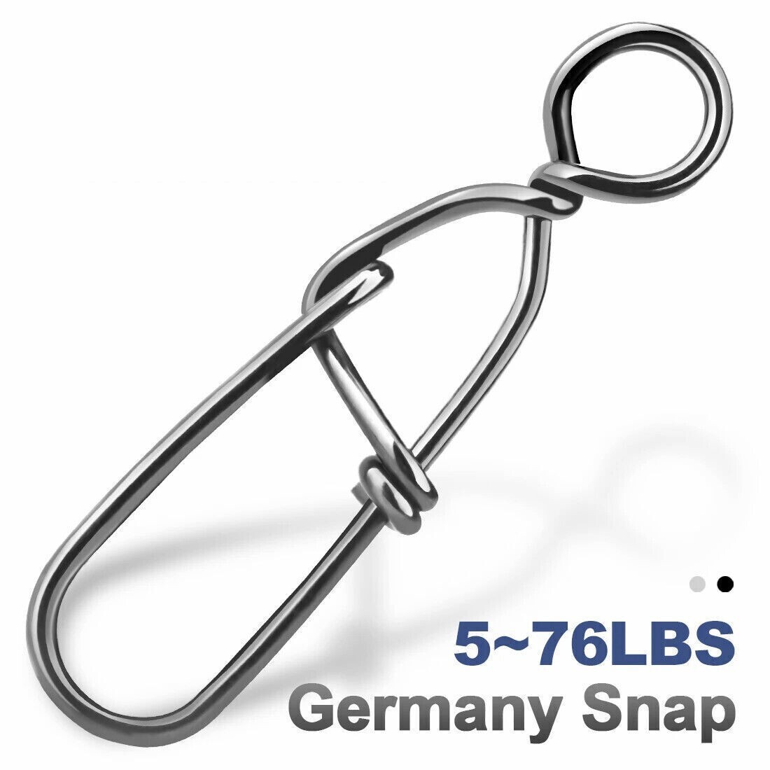 50~200Pcs Connector Stainless Steel Fishing Carabiner Quick Chang Snap Clips